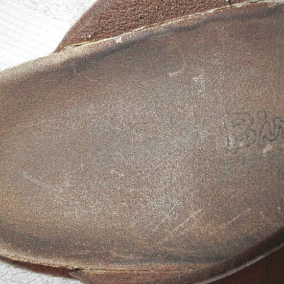 Birkenstock Birkis Florida Sandals Size 9 Cork Leather Comfort Slip On Slide - Picture 6 of 13